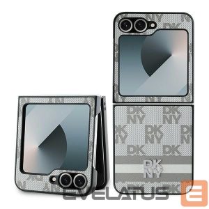 Чехол на заднюю панель DKNY  DKNY Checkered Pattern Printed Stripes Case for Samsung Galaxy Z Flip 6 - Beige 