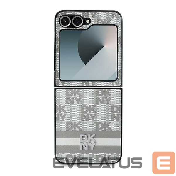 Чехол на заднюю панель DKNY DKNY Checkered Pattern Printed Stripes Case for Samsung Galaxy Z Flip 6 - Beige