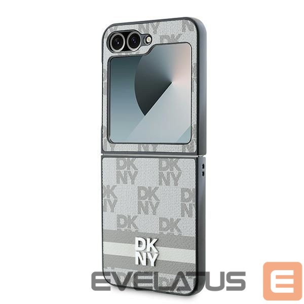 Чехол на заднюю панель DKNY DKNY Checkered Pattern Printed Stripes Case for Samsung Galaxy Z Flip 6 - Beige