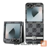 Чехол на заднюю панель DKNY  DKNY Checkered Pattern Printed Stripes case for Samsung Galaxy Z Flip 6 - black 