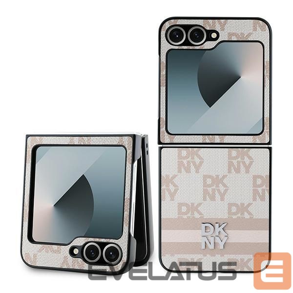 Чехол на заднюю панель DKNY DKNY Checkered Pattern Printed Stripes Case for Samsung Galaxy Z Flip 6 - Pink