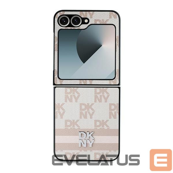 Чехол на заднюю панель DKNY DKNY Checkered Pattern Printed Stripes Case for Samsung Galaxy Z Flip 6 - Pink