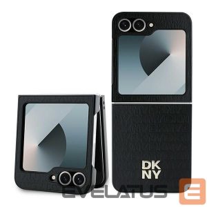 Чехол на заднюю панель DKNY  DKNY Repeat Pattern Stack Logo Case for Samsung Galaxy Z Flip6 - Black 