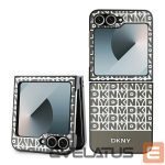 Чехол на заднюю панель DKNY  DKNY Repeat Pattern Bottom Stripe Case for Samsung Galaxy Z Flip 6 - Brown 