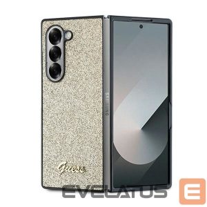 Чехол на заднюю панель Guess  Guess 4G Glitter Script Case for Samsung Galaxy Z Fold 6 - Gold