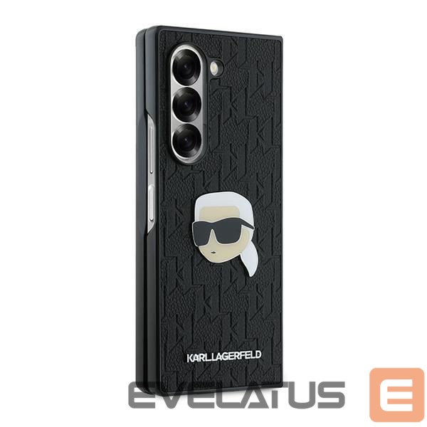 Чехол на заднюю панель Karl Lagerfeld Karl Lagerfeld Saffiano Monogram Head Pin Case for Samsung Galaxy Z Fold 6 - Black
