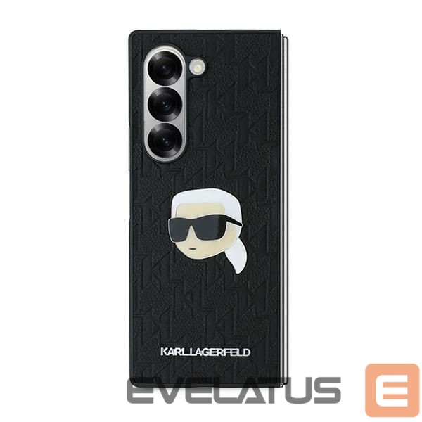 Чехол на заднюю панель Karl Lagerfeld Karl Lagerfeld Saffiano Monogram Head Pin Case for Samsung Galaxy Z Fold 6 - Black