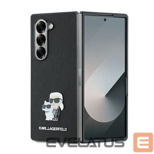 Чехол на заднюю панель Karl Lagerfeld  Karl Lagerfeld Saffiano Metal Pin Case for Samsung Galaxy Z Fold 6 - Black 