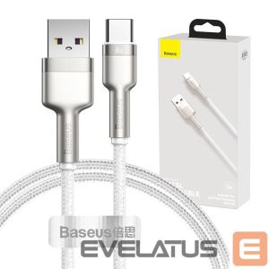 Кабель Baseus  USB cable for USB-C Baseus Cafule, 66W, 1m (white) 