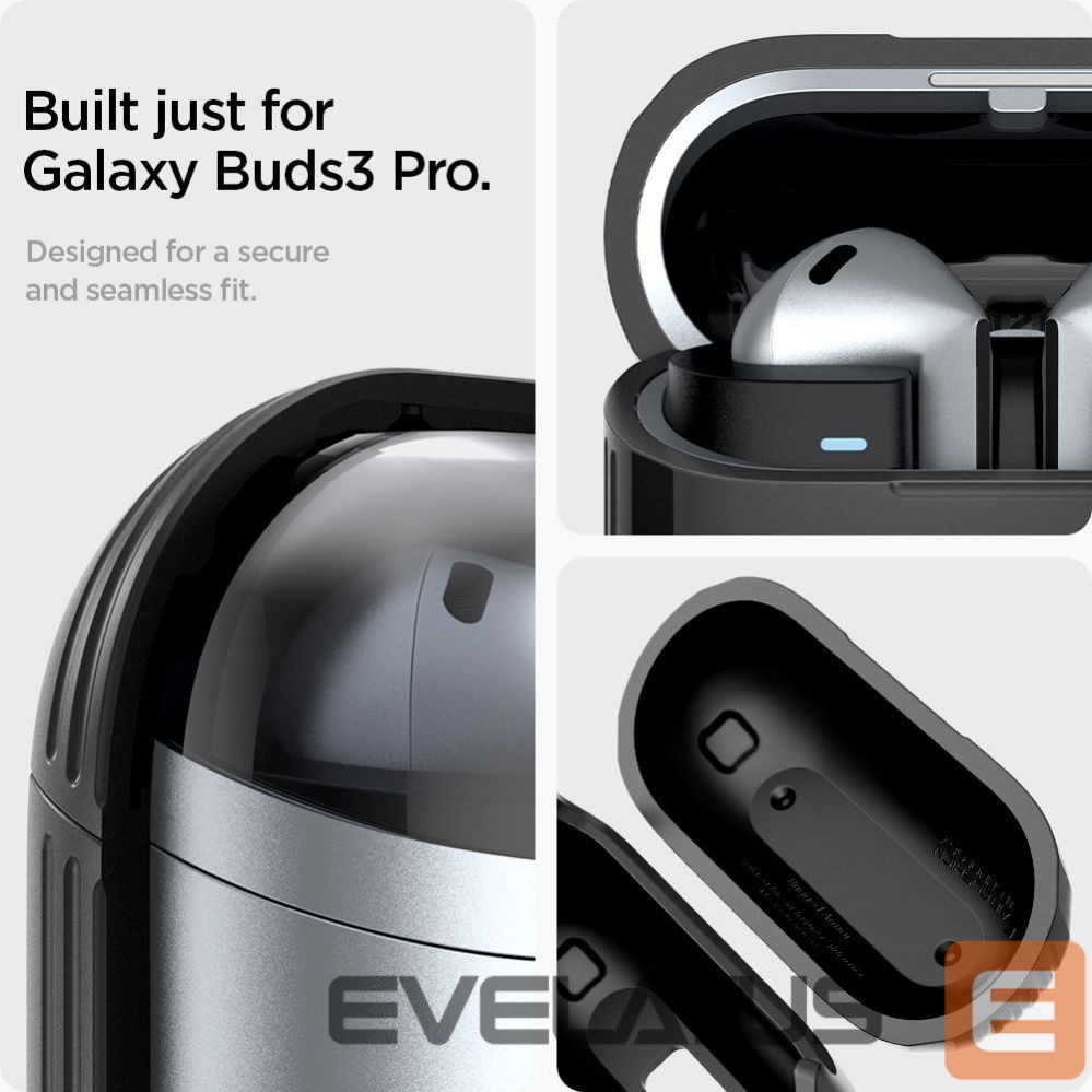 Чехол на заднюю панель Spigen Spigen Rugged Armor Samsung Galaxy Buds 3 / 3 Pro Case - Black