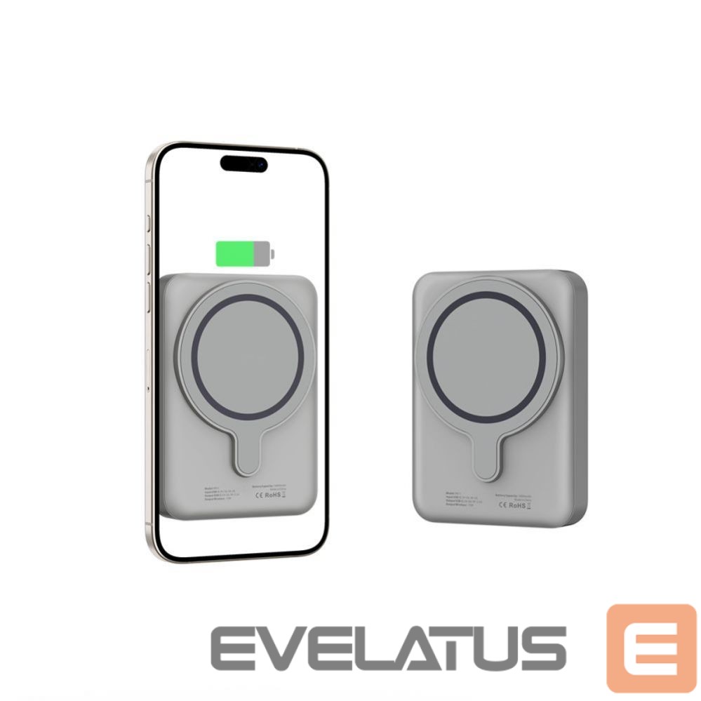 Другой аксессуар для телефона Tech-Protect Powerbank Tech-Protect PB11 LifeMag MagSafe 10000 mAh - titanium