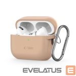 Другой аксессуар для телефона Tech-Protect  Tech-Protect Silicone Hook Case for Apple AirPods Pro 1 / 2 - Beige 