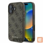 Чехол на заднюю панель Guess  Guess 4G Classic iPhone 16 Case - Brown