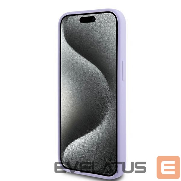 Чехол на заднюю панель Karl Lagerfeld Karl Lagerfeld Silicone Karl&Choupette Heads Ring MagSafe iPhone 15 Case - Purple