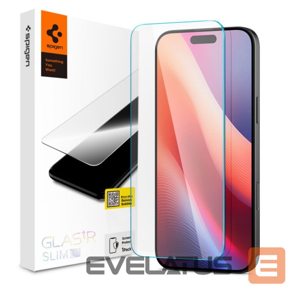Защитное стекло Spigen Spigen Glas.tR Slim tempered glass for iPhone 15/16