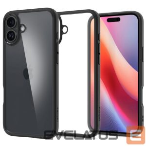 Чехол на заднюю панель Spigen  Spigen Ultra Hybrid iPhone 16 Case - Matte Black 