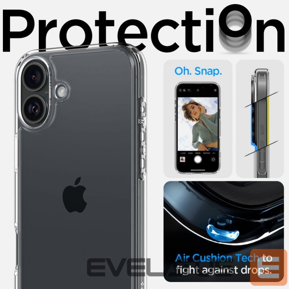 Чехол на заднюю панель Spigen Spigen Ultra Hybrid iPhone 16 Case - Clear
