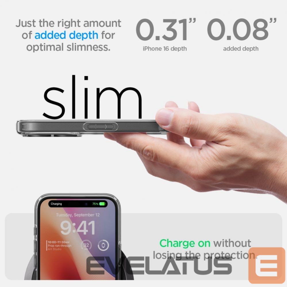 Чехол на заднюю панель Spigen Spigen Ultra Hybrid iPhone 16 Case - Clear