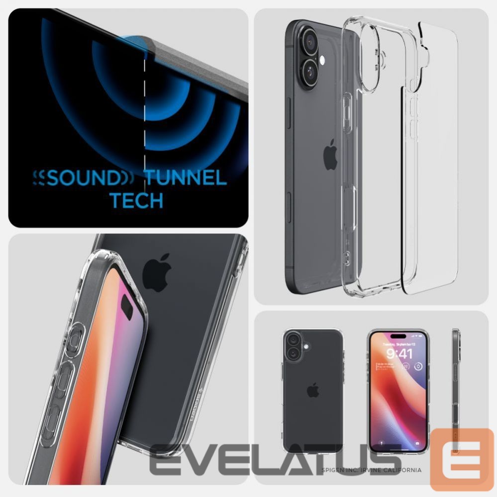 Чехол на заднюю панель Spigen Spigen Ultra Hybrid iPhone 16 Case - Clear