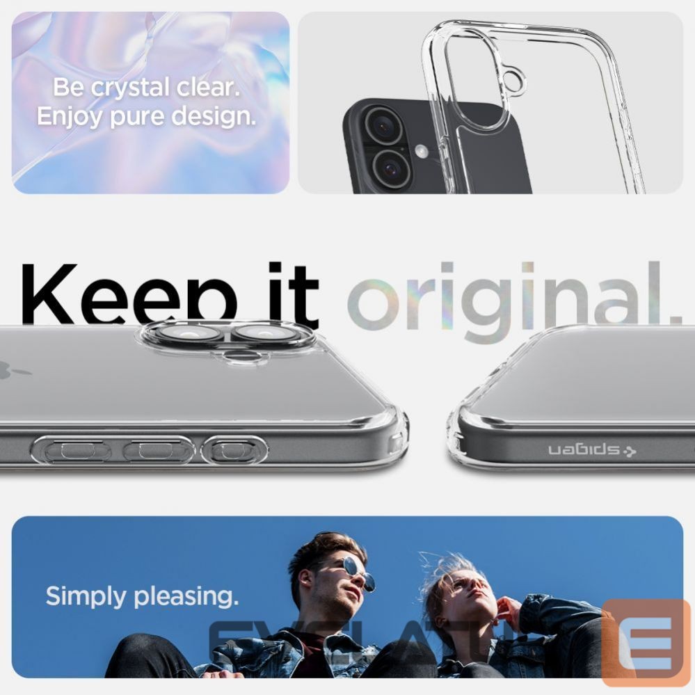 Чехол на заднюю панель Spigen Spigen Ultra Hybrid iPhone 16 Case - Clear