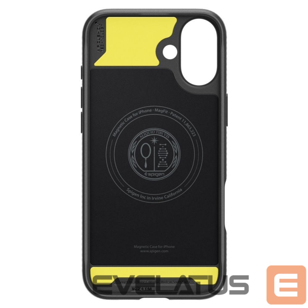 Чехол на заднюю панель Spigen Spigen Rugged Armor MagSafe case for iPhone 16 - black