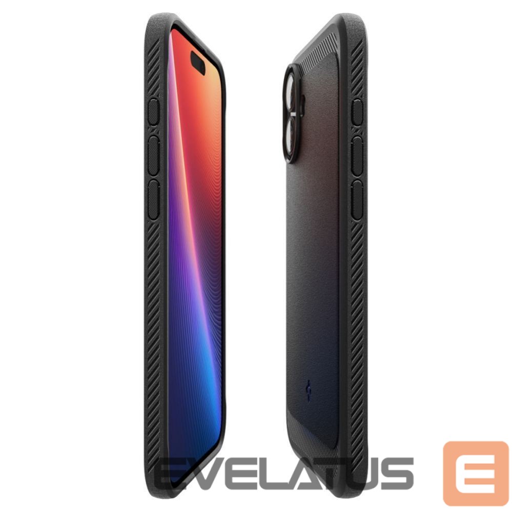 Чехол на заднюю панель Spigen Spigen Rugged Armor MagSafe case for iPhone 16 - black