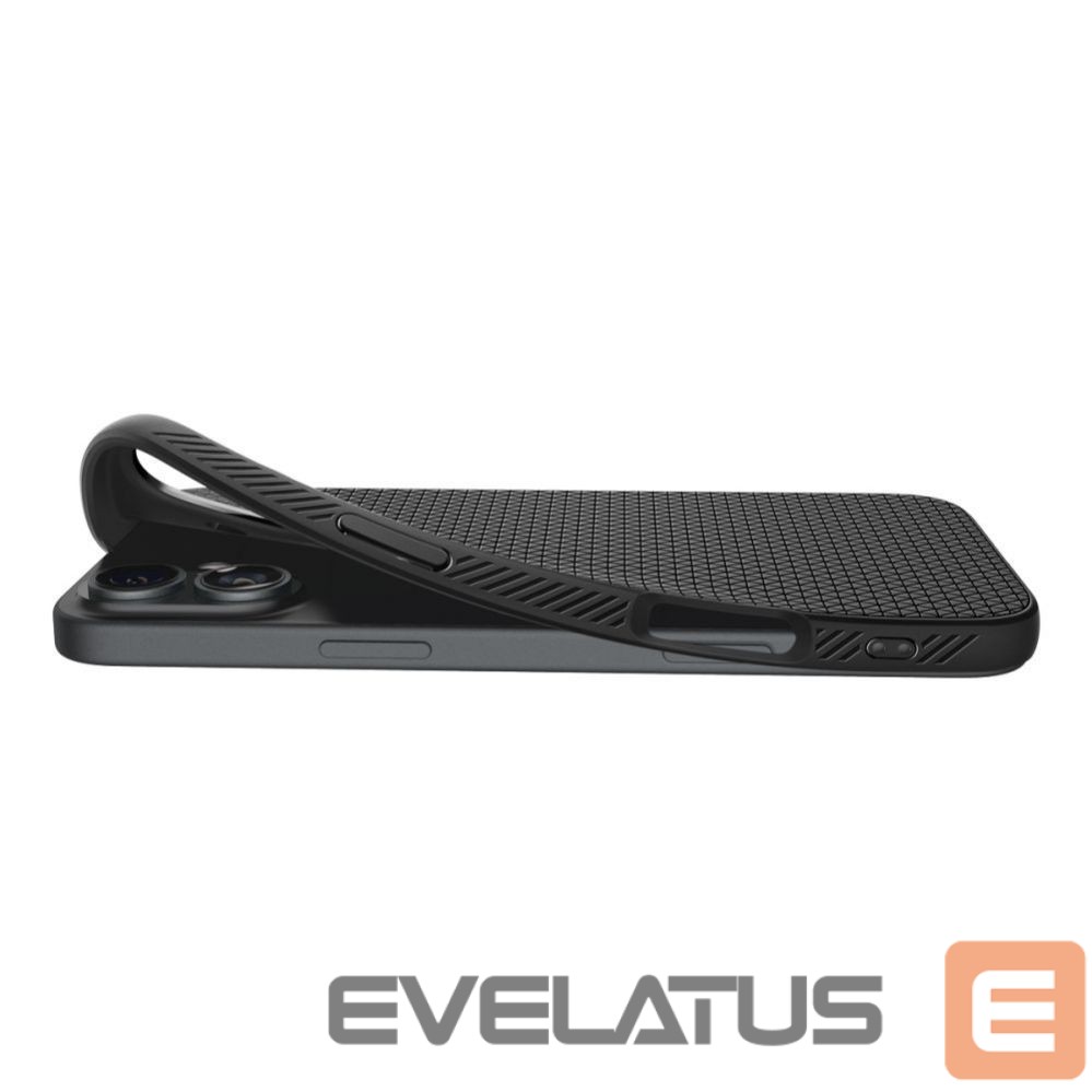 Чехол на заднюю панель Spigen Spigen Liquid Air iPhone 16 Case - Black