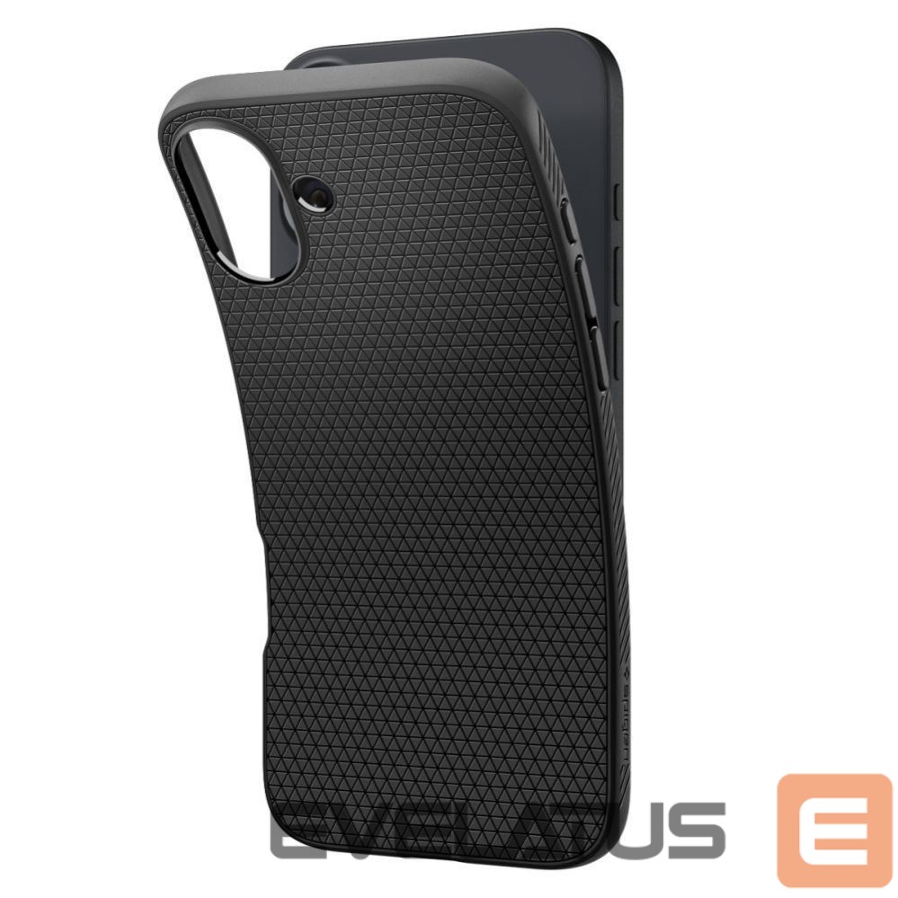 Чехол на заднюю панель Spigen Spigen Liquid Air iPhone 16 Case - Black