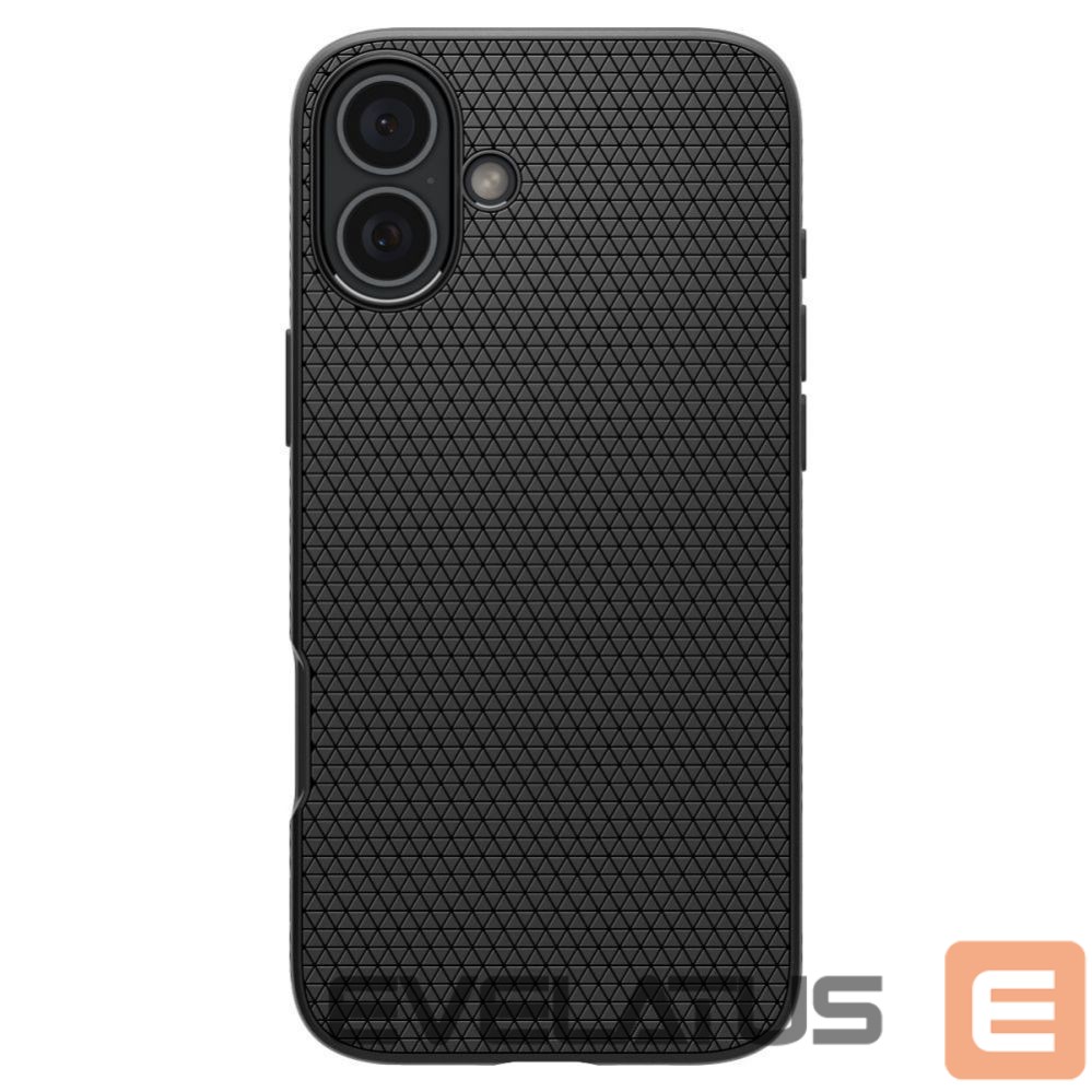 Чехол на заднюю панель Spigen Spigen Liquid Air iPhone 16 Case - Black