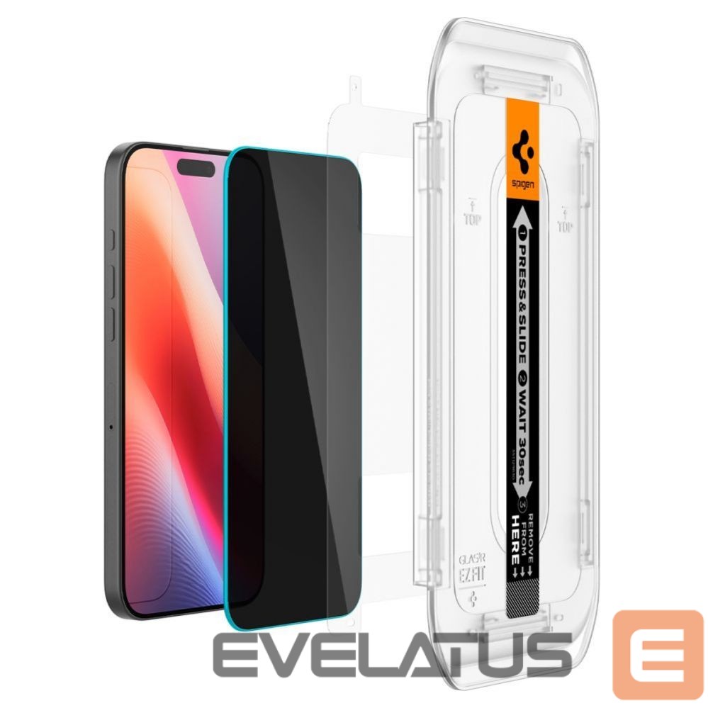 Защитное стекло Spigen Spigen Glas.tR EZ Fit Privacy Tempered Glass for iPhone 16 Pro / 17 / 17 Pro - 2 pcs.