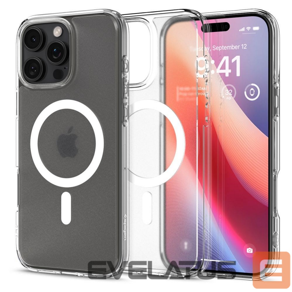 Чехол на заднюю панель Spigen Spigen Ultra Hybrid Mag Case with MagSafe for iPhone 16 Pro - Clear