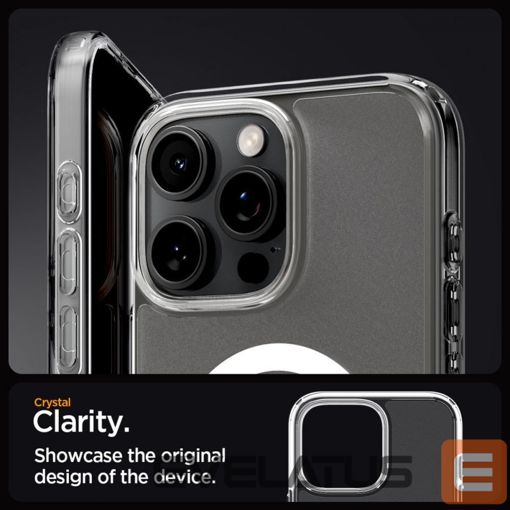 Чехол на заднюю панель Spigen Spigen Ultra Hybrid Mag Case with MagSafe for iPhone 16 Pro - Clear