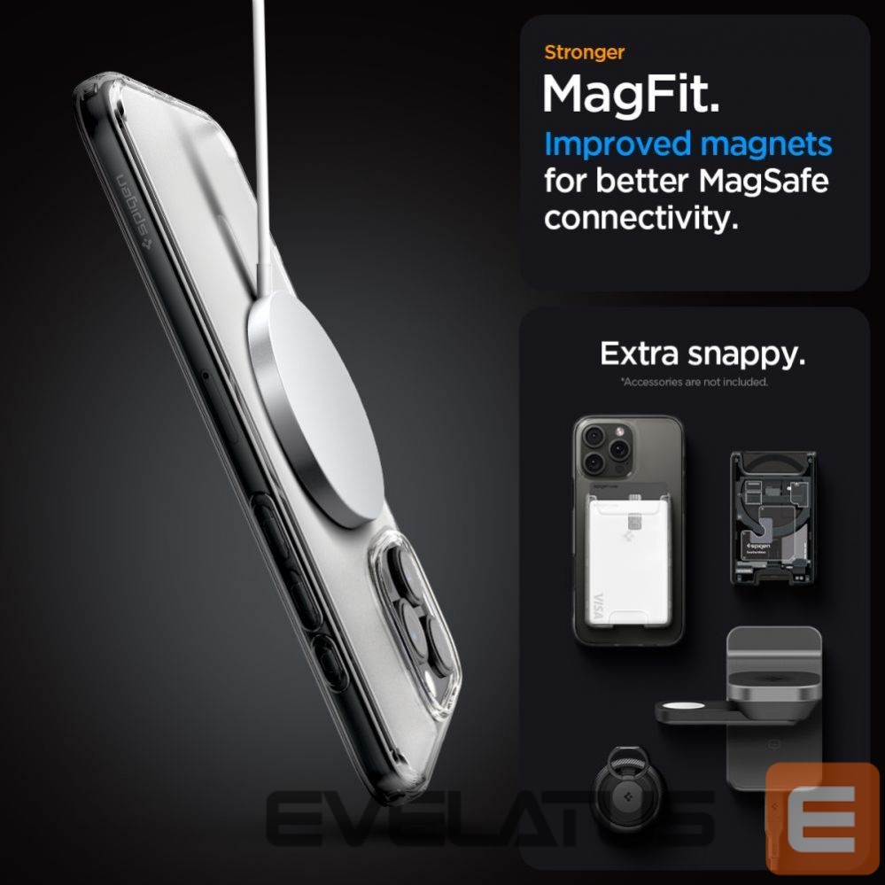 Чехол на заднюю панель Spigen Spigen Ultra Hybrid Mag Case with MagSafe for iPhone 16 Pro - Clear