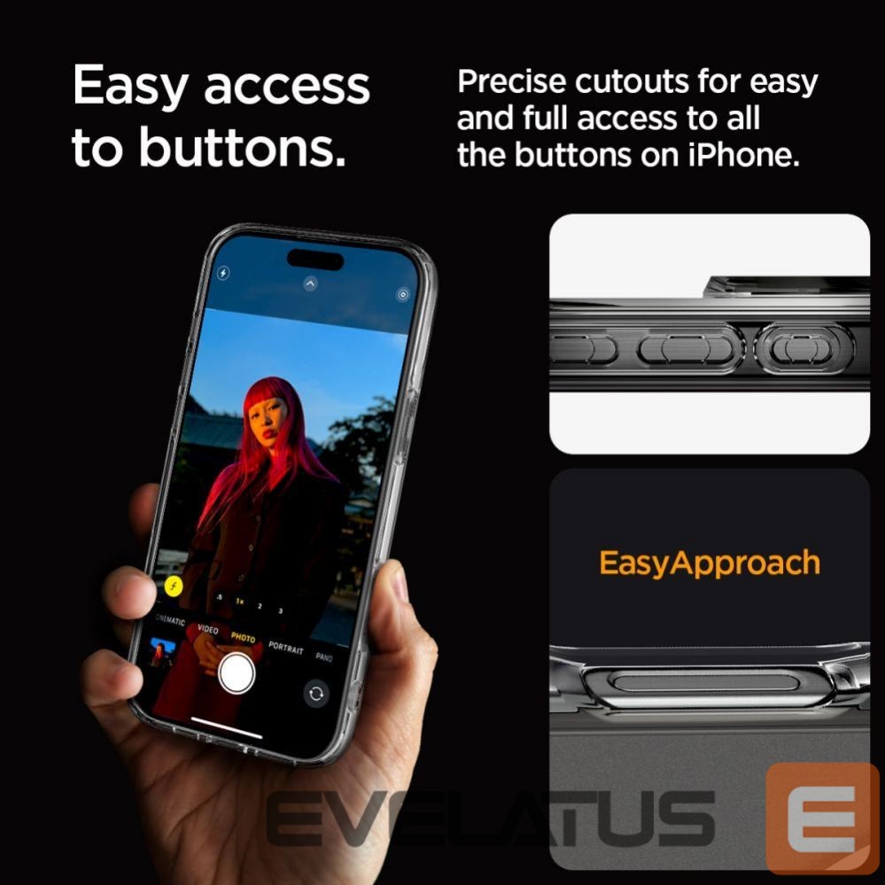 Чехол на заднюю панель Spigen Spigen Ultra Hybrid Mag Case with MagSafe for iPhone 16 Pro - Clear