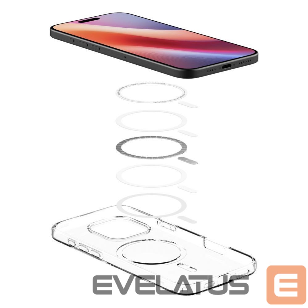 Чехол на заднюю панель Spigen Spigen Liquid Crystal Mag MagSafe iPhone 16 Pro Case - Clear