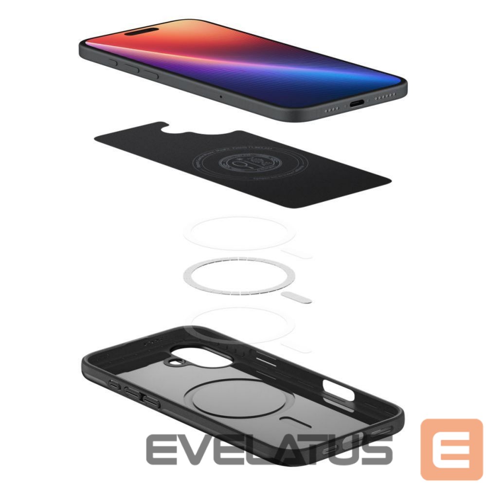 Чехол на заднюю панель Spigen Spigen Thin Fit MagSafe Case for iPhone 16 Plus - Black