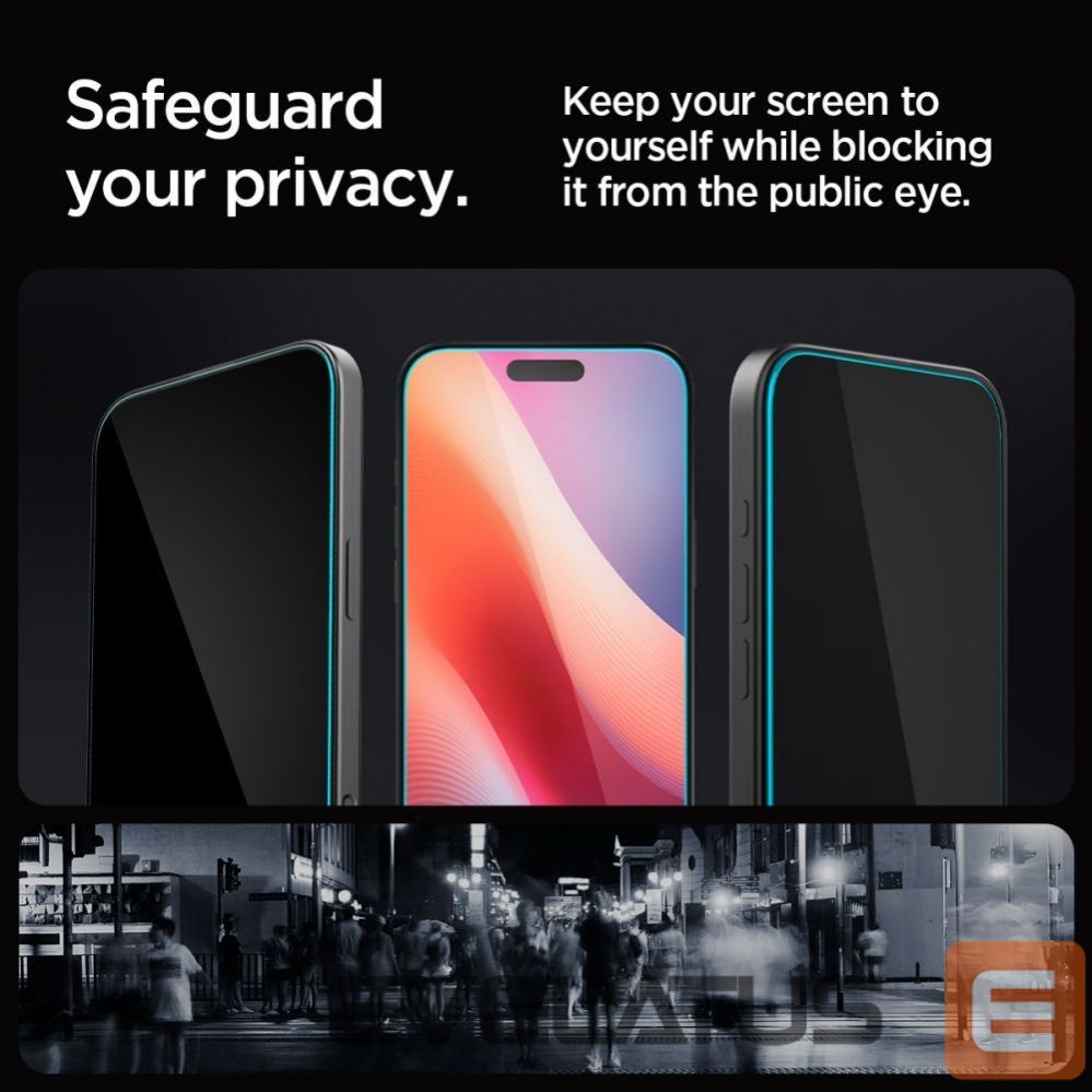 Защитное стекло Spigen Spigen Glas.tR EZ Fit Privacy Tempered Glass for iPhone 16 Pro Max / 17 Pro Max - 2 pcs.