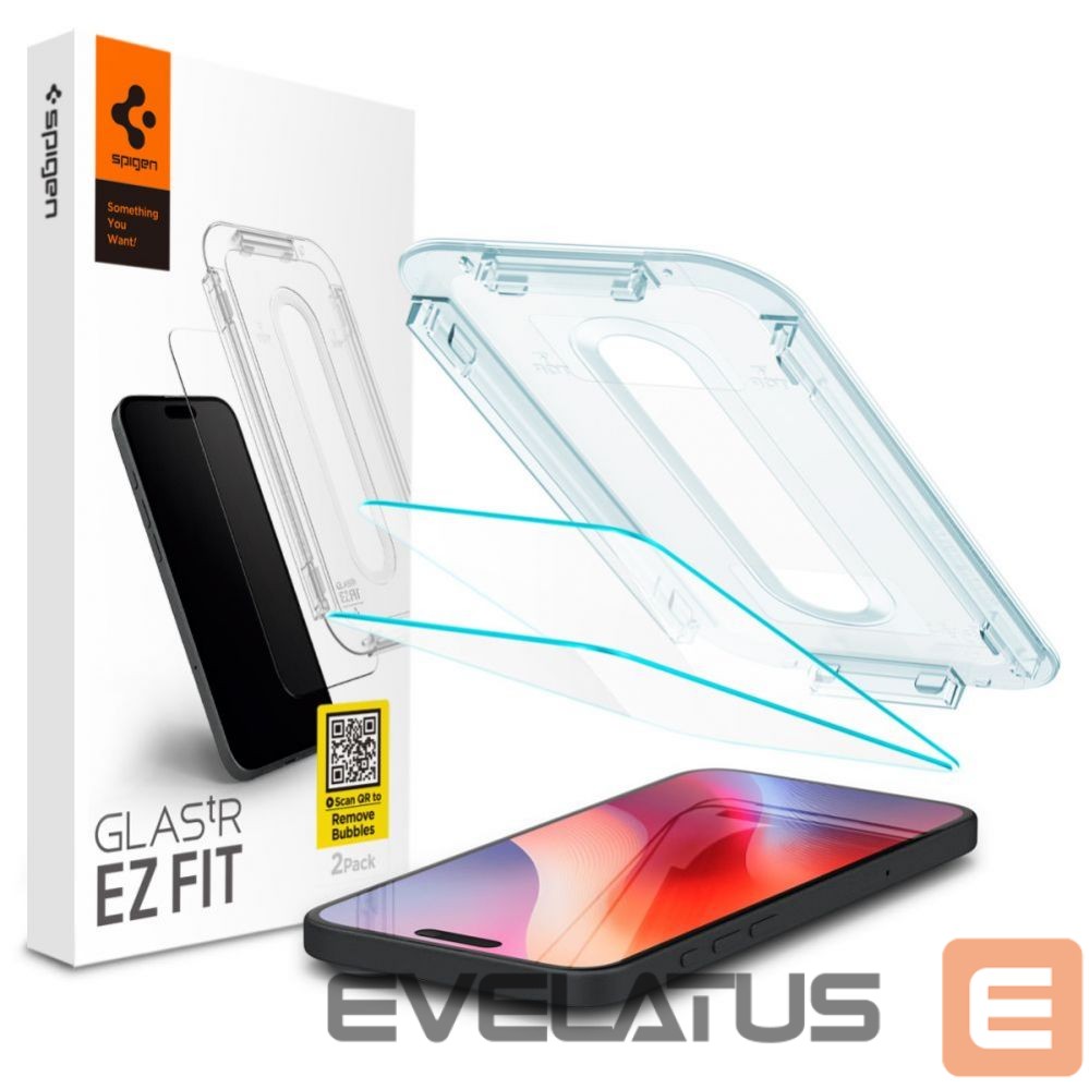 Защитное стекло Spigen Spigen Glas.tR EZ Fit Tempered Glass for iPhone 16 Pro Max / 17 Pro Max - 2 pcs.