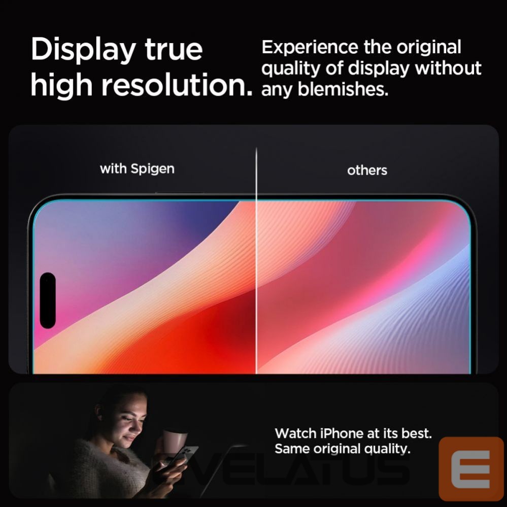 Защитное стекло Spigen Spigen Glas.tR EZ Fit Tempered Glass for iPhone 16 Pro Max / 17 Pro Max - 2 pcs.
