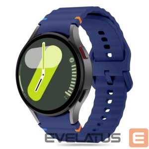 Другой аксессуар для телефона Tech-Protect  Tech-Protect Silicone Sport Strap for Samsung Galaxy Watch 4 / 5 / 5 Pro / 6 / 7 / FE - Blue 