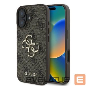 Другой аксессуар для телефона Guess  Guess 4G Big Logo iPhone 16 Case - Brown