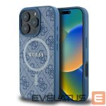 Другой аксессуар для телефона Guess  Guess 4G Ring Classic Logo MagSafe iPhone 16 Pro Case - Blue