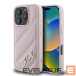 Другой аксессуар для телефона Karl Lagerfeld Apple Karl Lagerfeld Quilted Signature iPhone 16 Pro Case - Pink Pink