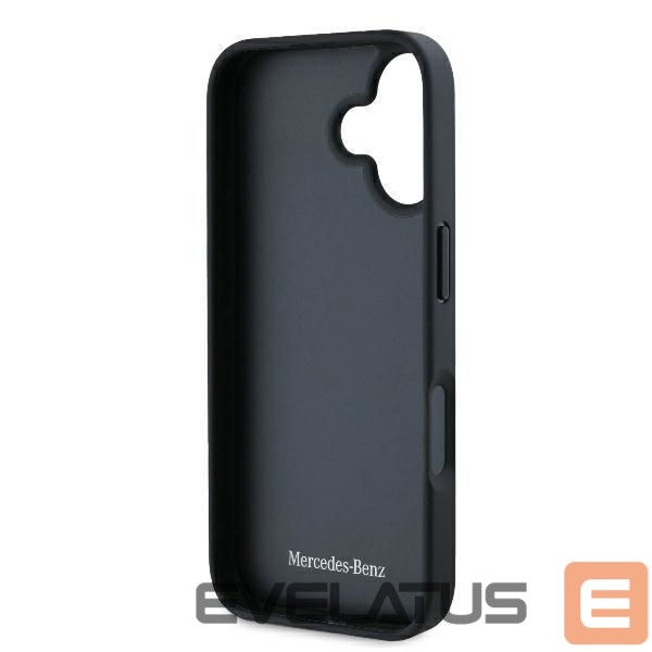 Другой аксессуар для телефона Mercedes-Benz Mercedes Leather Urban iPhone 16 Plus Case - Black