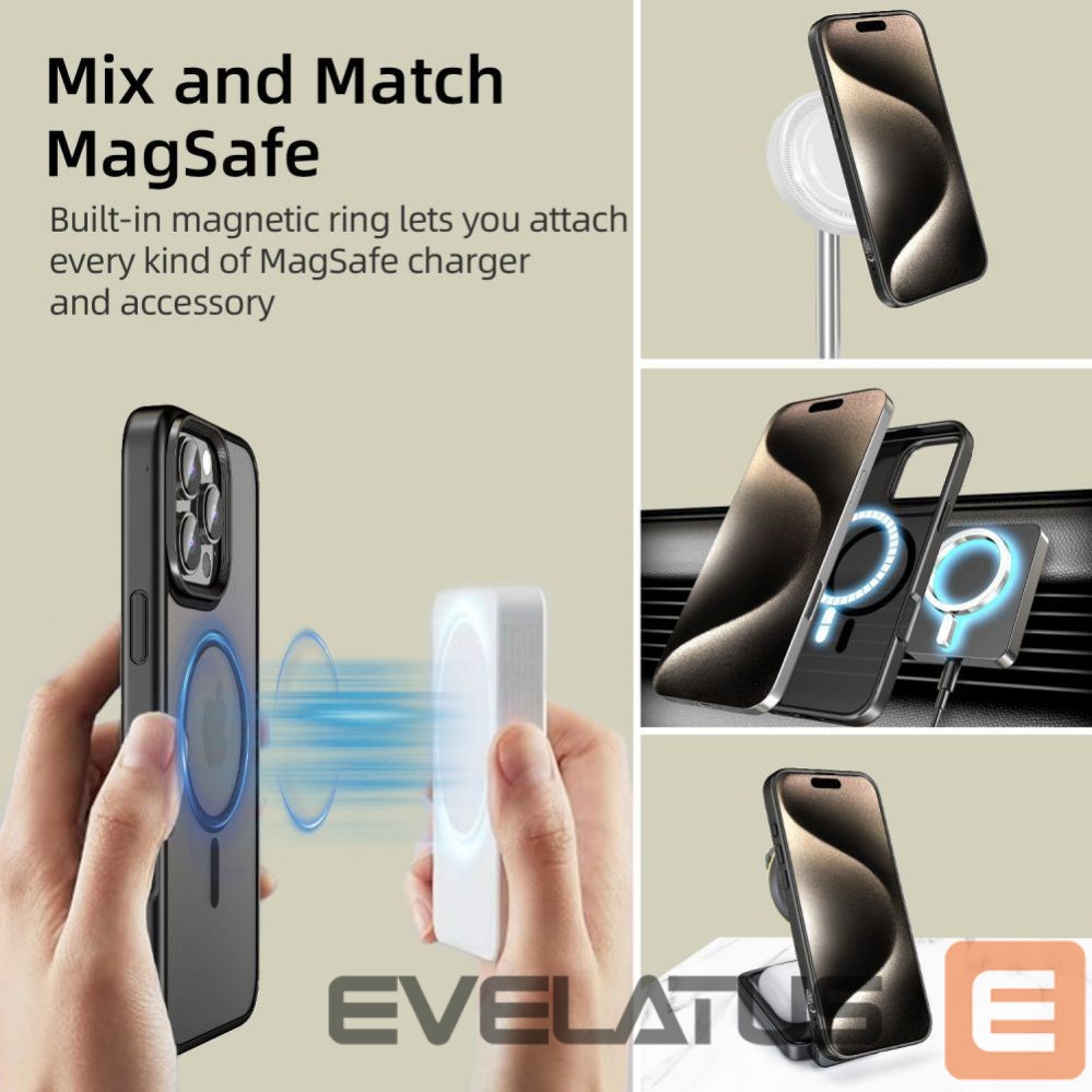 Другой аксессуар для телефона Tech-Protect Tech-Protect MagMat MagSafe Case for iPhone 16 Pro Max - Black