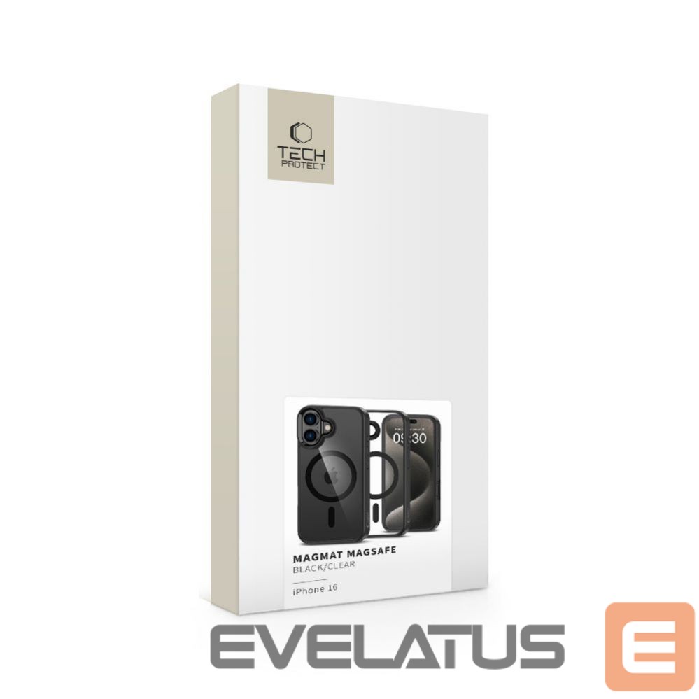 Другой аксессуар для телефона Tech-Protect Tech-Protect MagMat MagSafe iPhone 16 Case - Clear