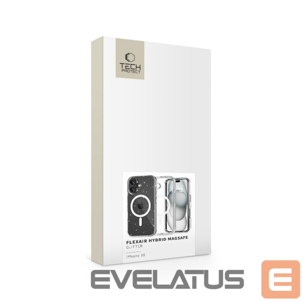 Другой аксессуар для телефона Tech-Protect Tech-Protect FlexAir Hybrid MagSafe iPhone 16 Case - Clear