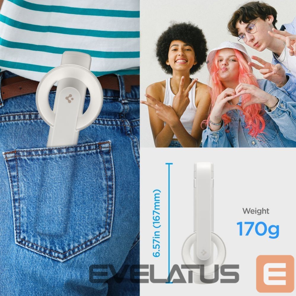 Другой аксессуар для телефона Spigen Selfie stick Spigen S571W MagSafe Bluetooth with tripod - beige