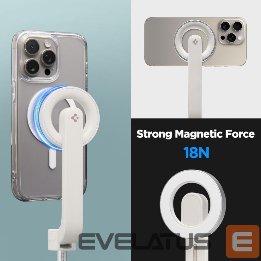 Другой аксессуар для телефона Spigen Selfie stick Spigen S571W MagSafe Bluetooth with tripod - beige