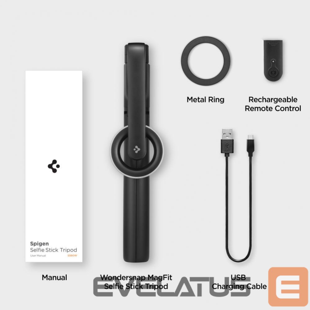 Другой аксессуар для телефона Spigen Selfie stick Spigen S580W MagSafe Bluetooth with tripod - black
